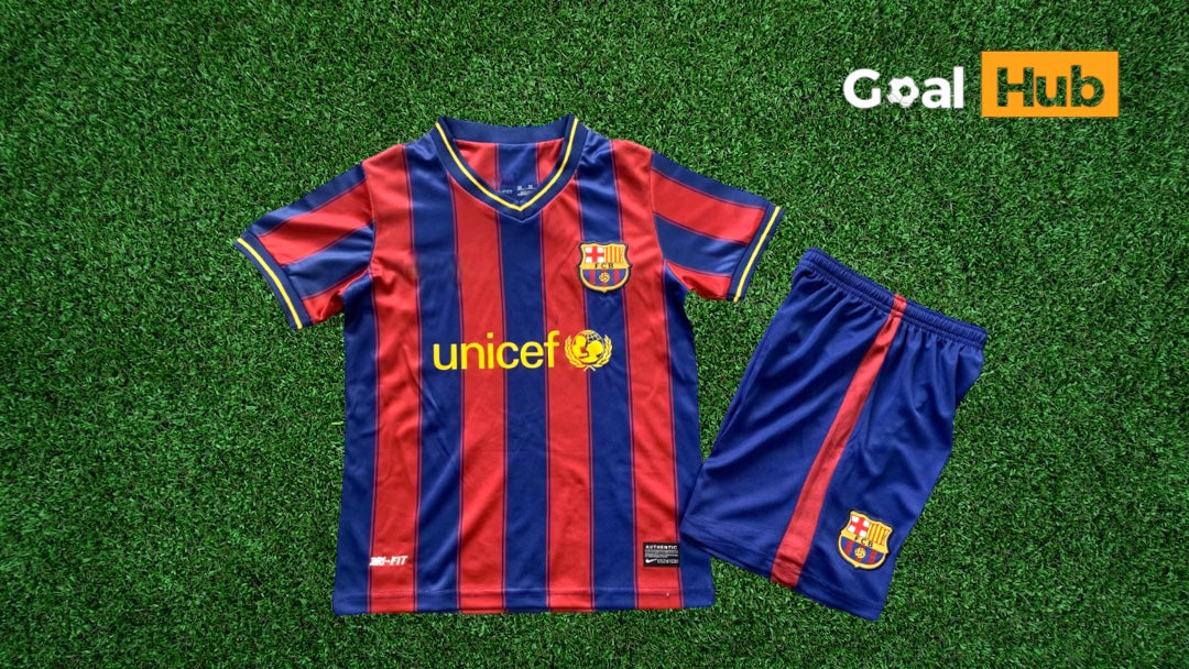 FC Barcelona 09-10 Home Kids Kit