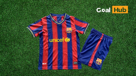 FC Barcelona 09-10 Home Kids Kit