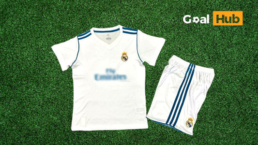 Real Madrid 17-18 Home Kids Kit