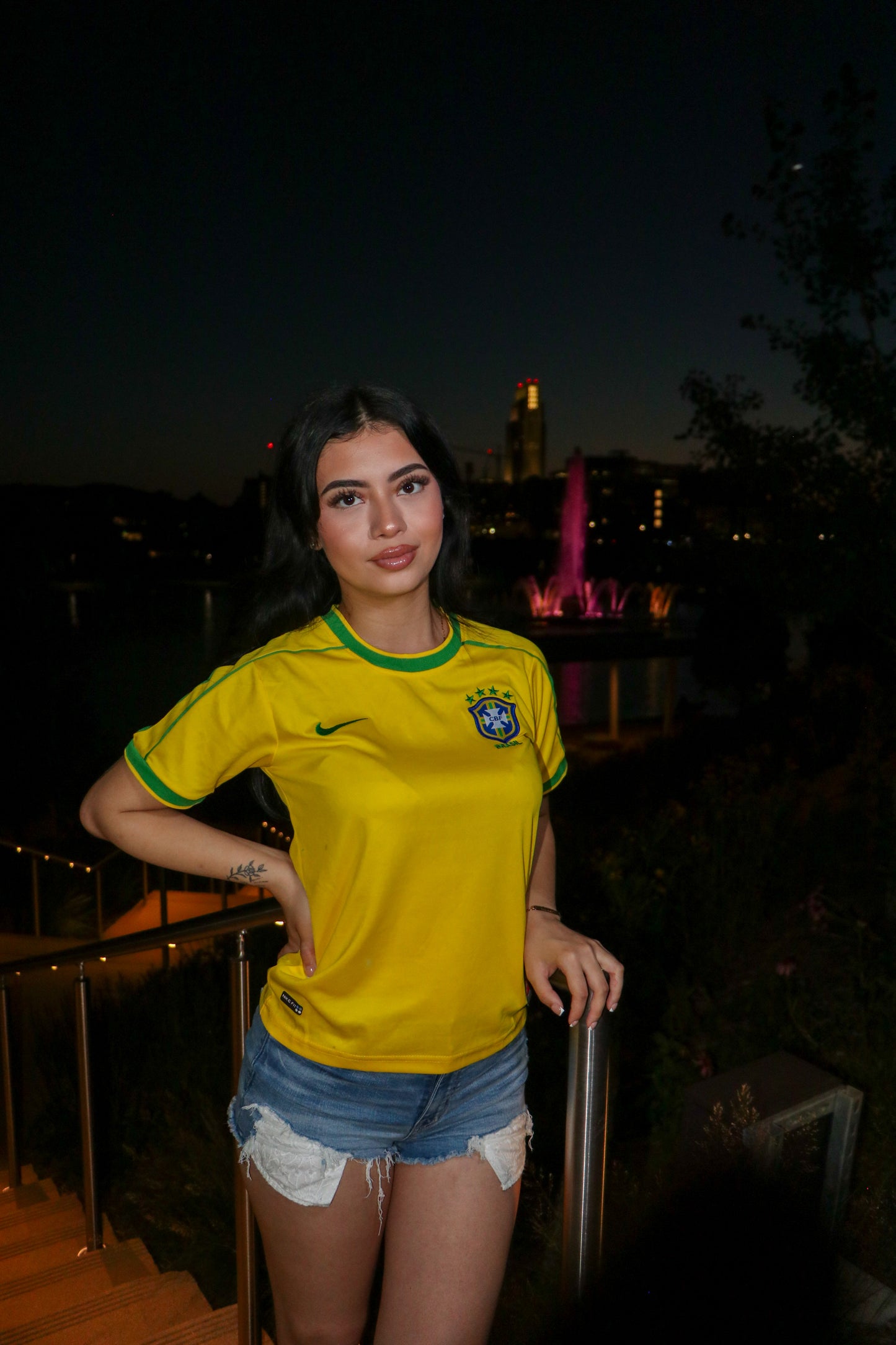 Brazil 1998 Home Baby-Tee