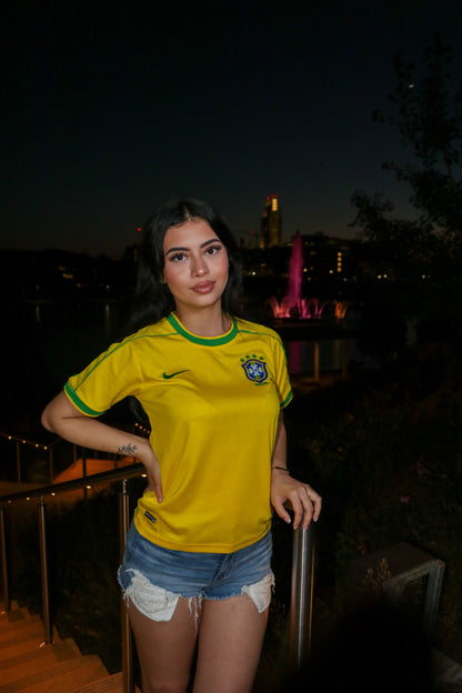 Brazil 1998 Home Baby-Tee