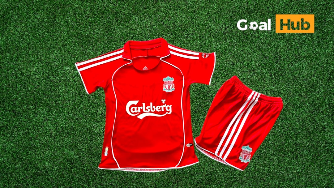 Liverpool 06-07 Home Kids Kit