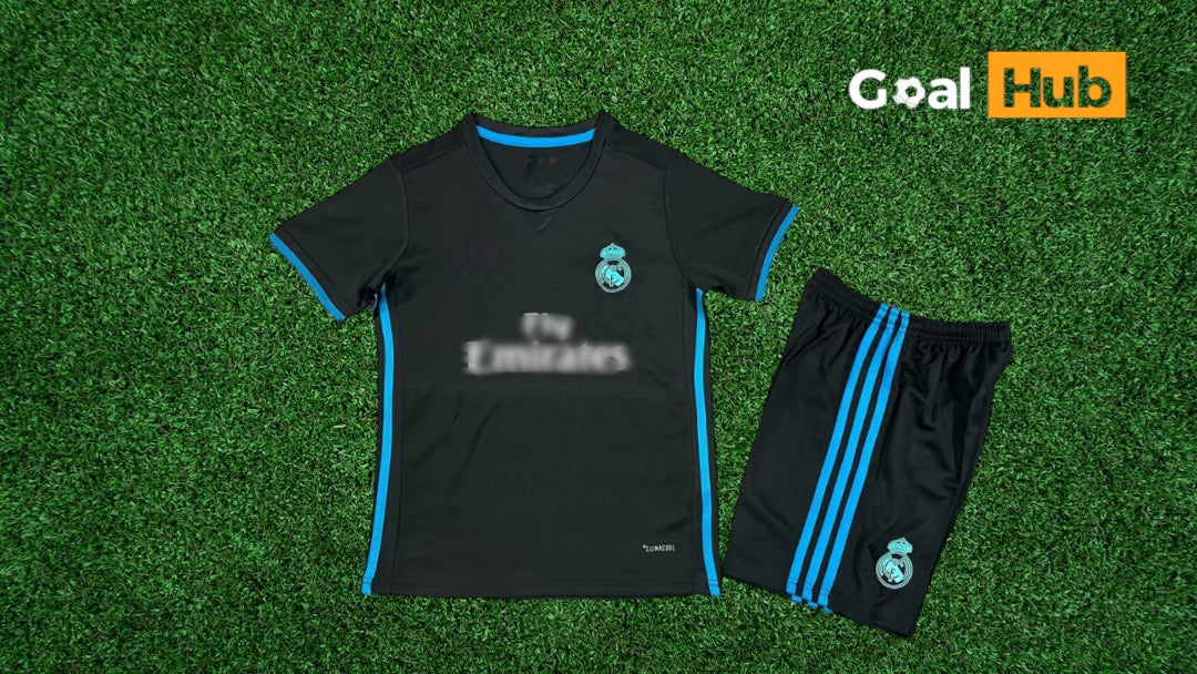 Real Madrid 17-18 Away Kids Kit