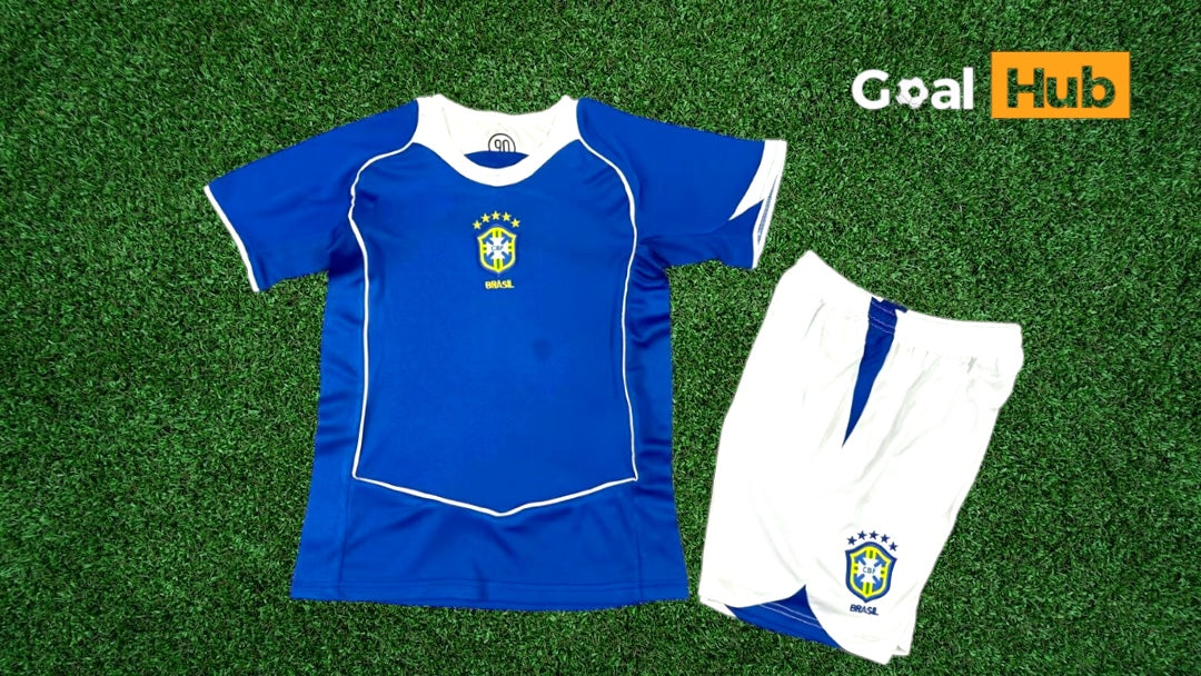 Brazil 2004 Away Kids Kit