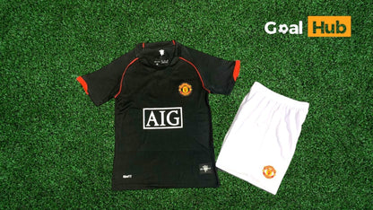 Manchester United 07-08 Away Kids Kit