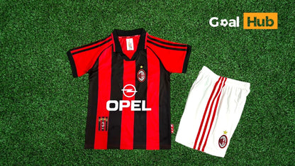 AC Milan 98-99 Home Kids Kit