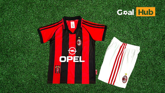 AC Milan 98-99 Home Kids Kit