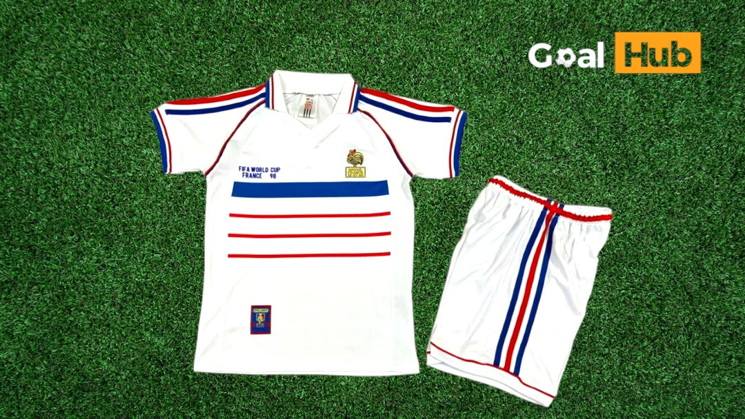 France 1998 Away Kids Kit