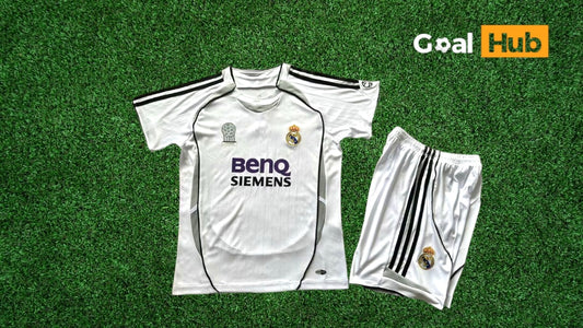 Real Madrid 06-07 Home Kids Kit