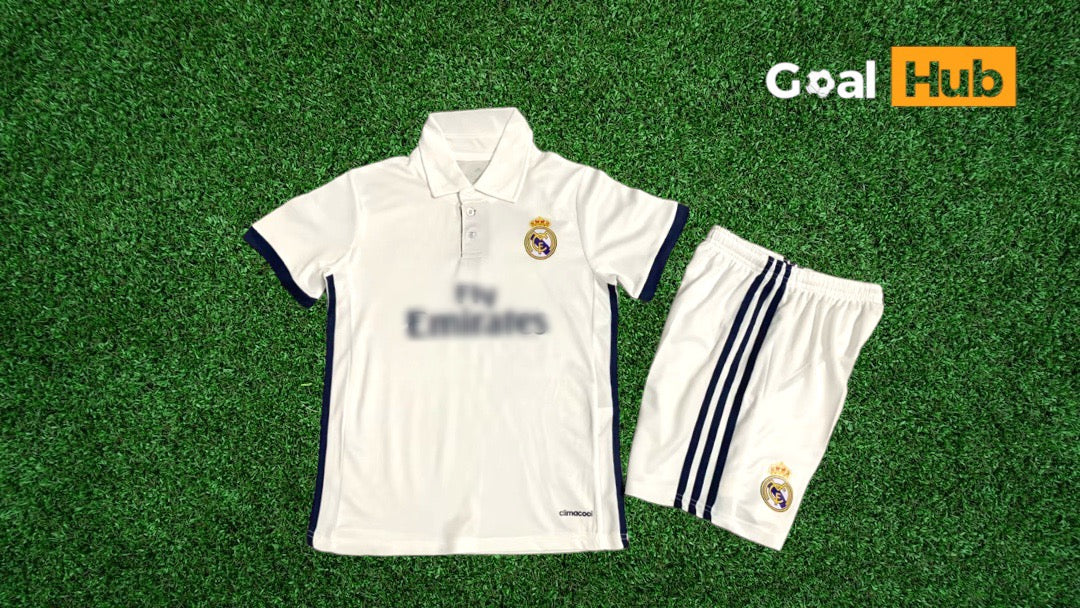 Real Madrid 16-17 Home Kids Kit